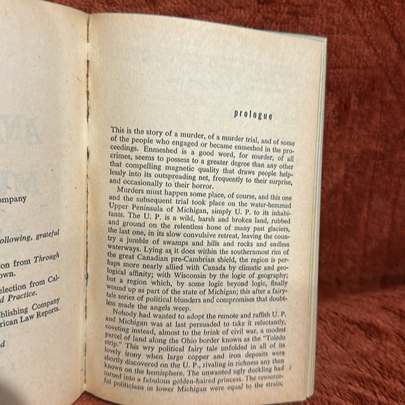Anatomy of a Murder ( copyright 1959 fifth printing) - Picture 5 of 8